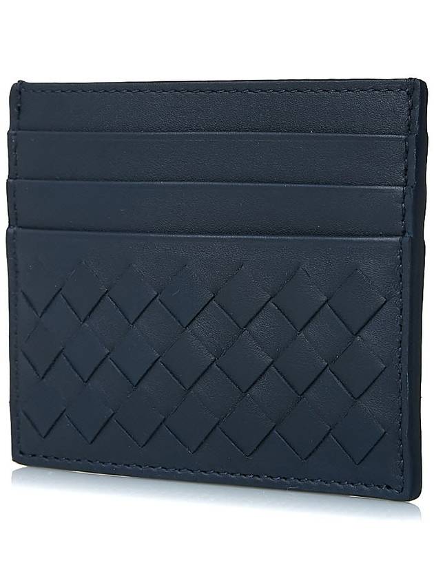 Intrecciato Classic Card Wallet Navy - BOTTEGA VENETA - BALAAN 3