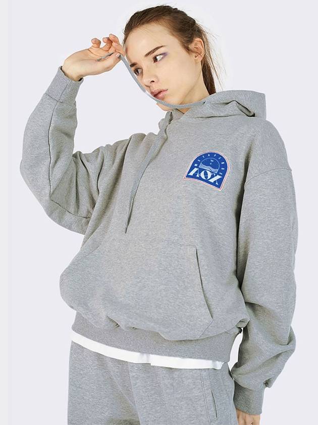 Arch Patch Metaverse Hoodie Gray - AOX - BALAAN 4