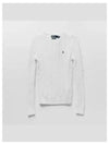 30 Points W Cable Knit Cotton Crew Neck Sweater White - POLO RALPH LAUREN - BALAAN 1