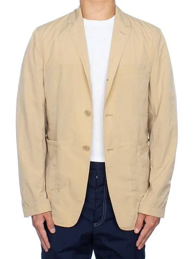 High Density Nylon Tech Patch Pocket Sports Jacket Khaki - THOM BROWNE - BALAAN 3