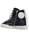 Leather Francy High Top Sneakers Night Blue - GOLDEN GOOSE - BALAAN 4