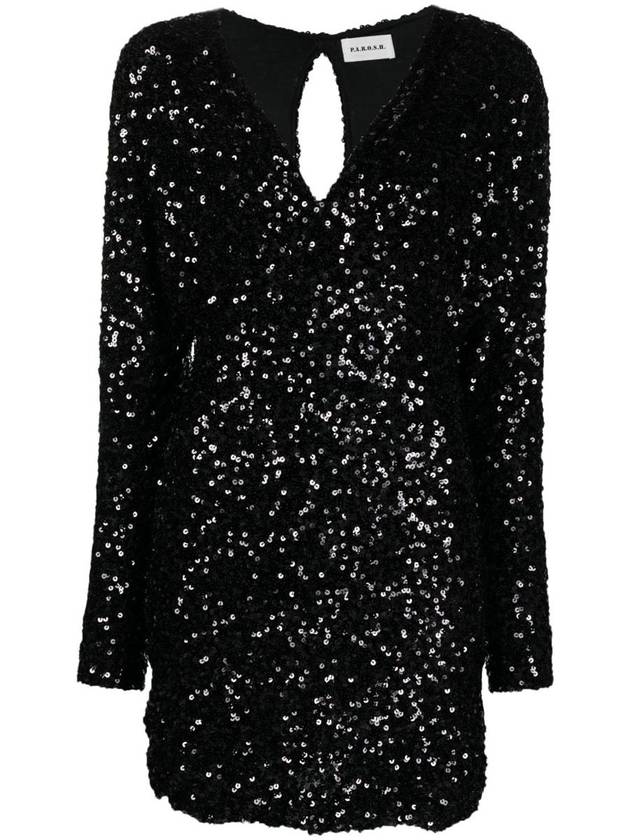 P.A.R.O.S.H. Sequin-Embellished Minidress - P.A.R.O.S.H. - BALAAN 1