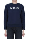 VPC Logo Sweatshirt Navy - A.P.C. - BALAAN 2