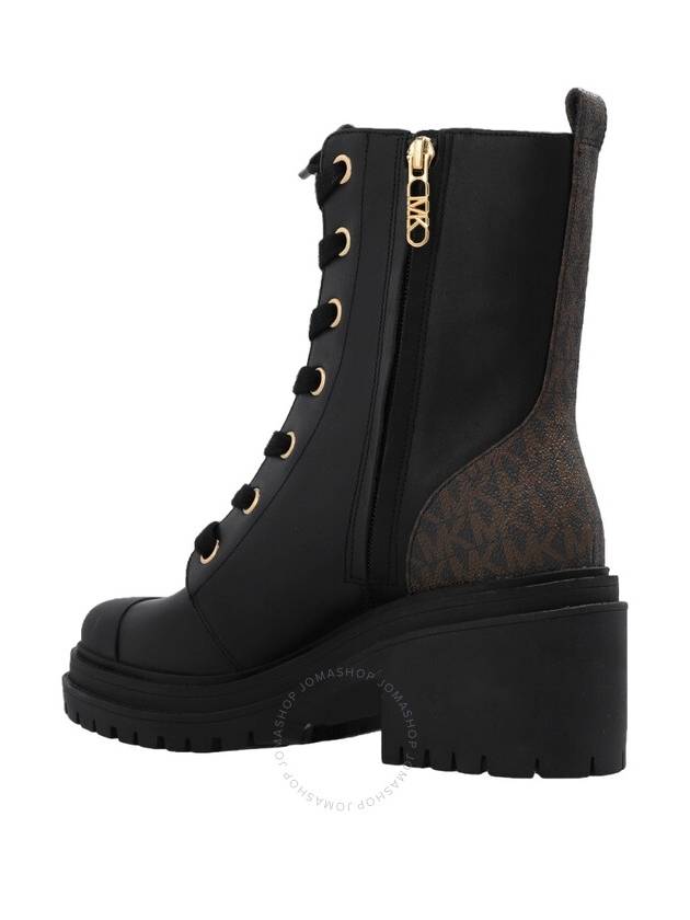 Michael Kors Hanley Logo Heeled Combat Boots, Brand Size 7 ( US Size 7 ) - MICHAEL KORS - BALAAN 3