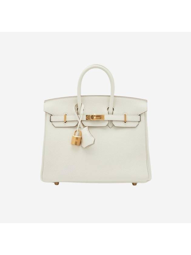 Birkin 25 Bag Togo Gold Hardware Mushroom - HERMES - BALAAN 1