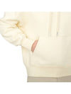 Label Hoodie Ivory - AMI - BALAAN 10