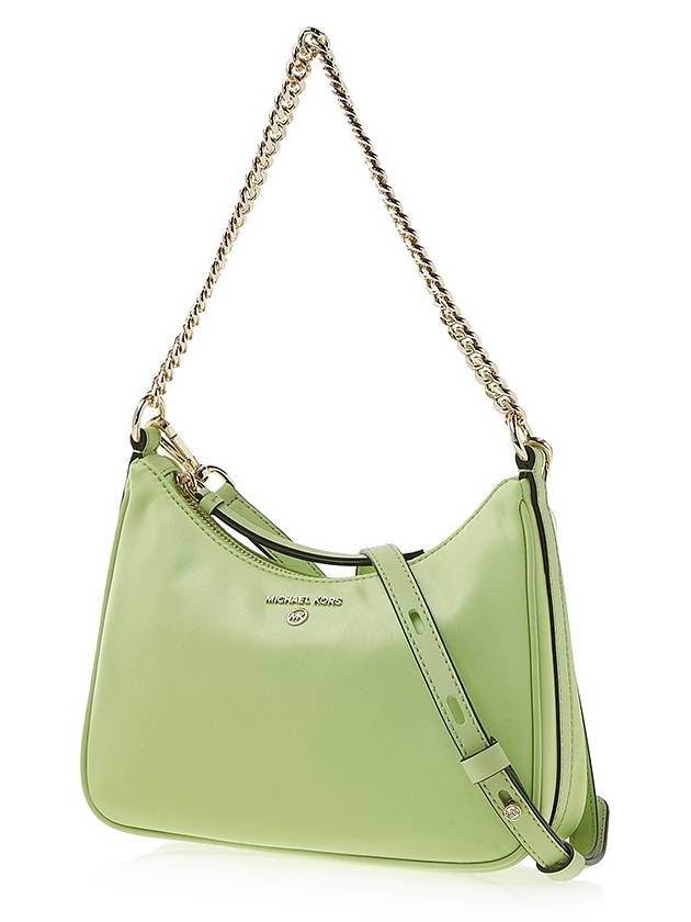 Jet Set Charm Medium Leather Shoulder Bag Green - MICHAEL KORS - BALAAN 3