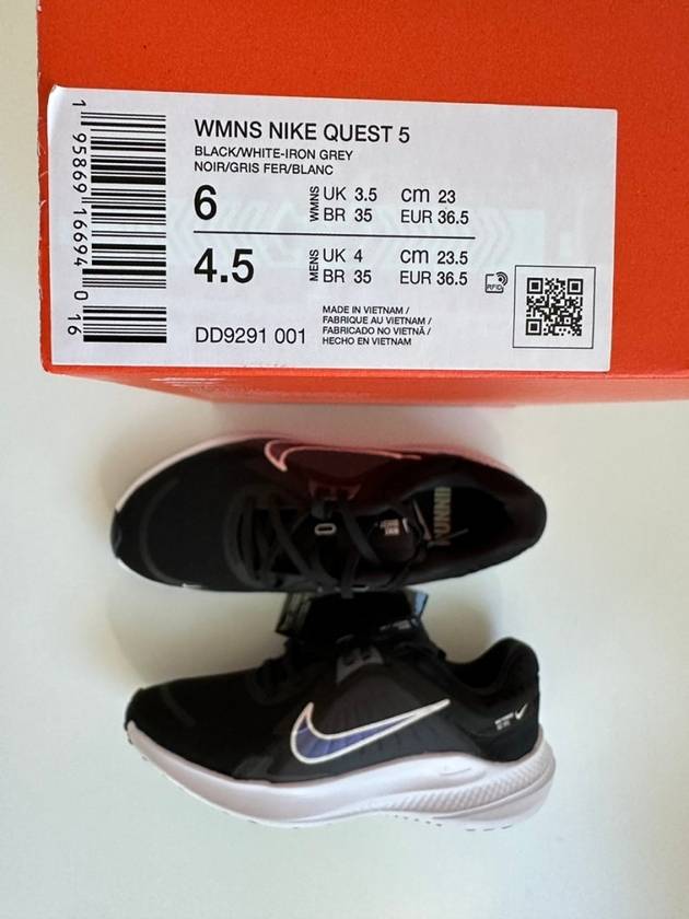 QUEST 5 DD9291 001 Black WOMENS 6 230 7 245 - NIKE - BALAAN 9