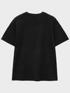 Silk Blended Luxe Short Sleeve T-Shirt Black - NOIRER - BALAAN 4