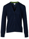 Wool knit cardigan midnight blue - BOTTEGA VENETA - BALAAN 1