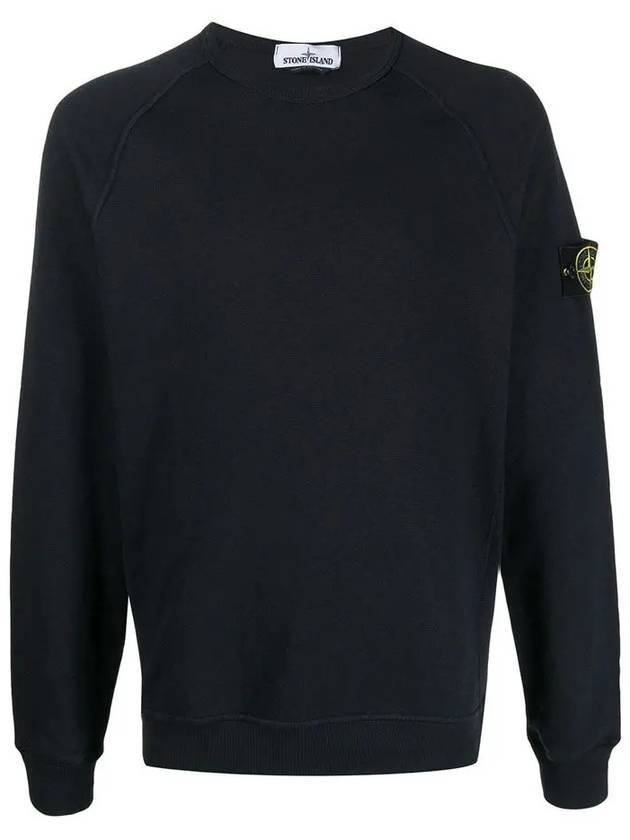 Wappen Patch Round Sweatshirt Navy - STONE ISLAND - BALAAN 2