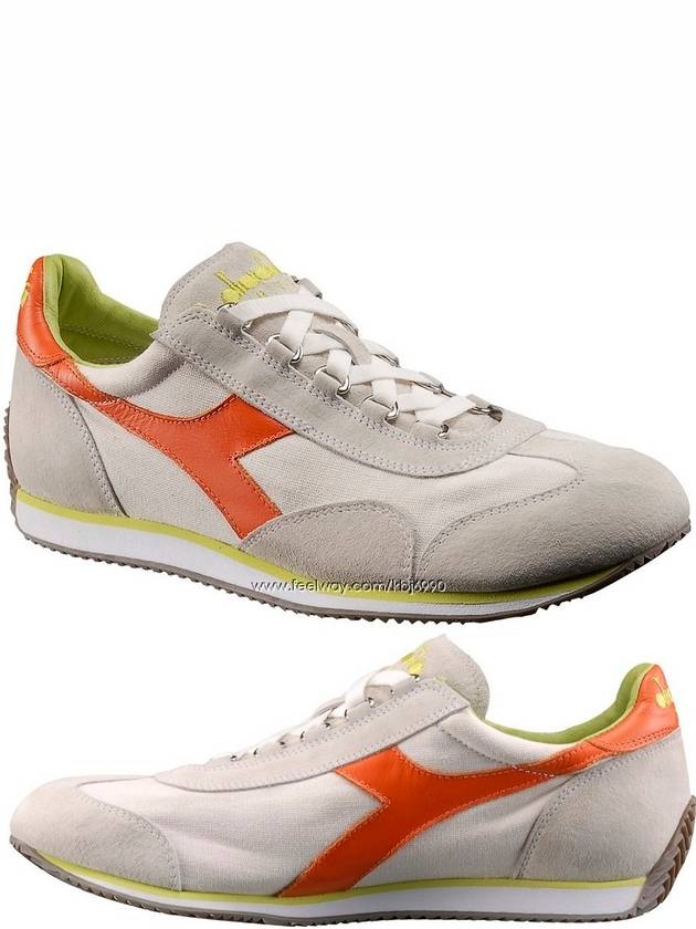 Men's Heritage Equip Stone Wash Low Top Sneakers 15698800001 C0640 - DIADORA - BALAAN 1