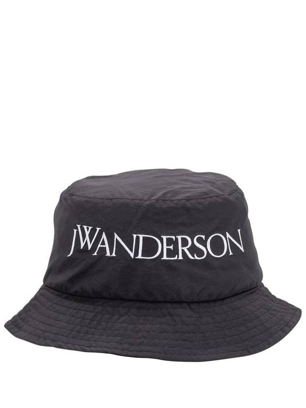 Embroidered Logo Bucket Hat Black - JW ANDERSON - BALAAN 2