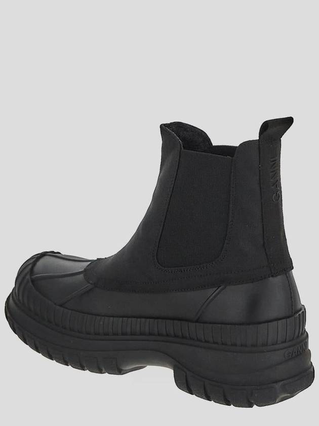 Outdoor Chelsea Boots Black - GANNI - BALAAN 4