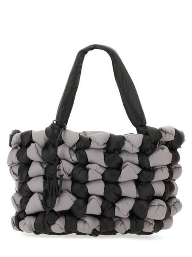 Knotted Large Tote Bag Black - JW ANDERSON - BALAAN 1