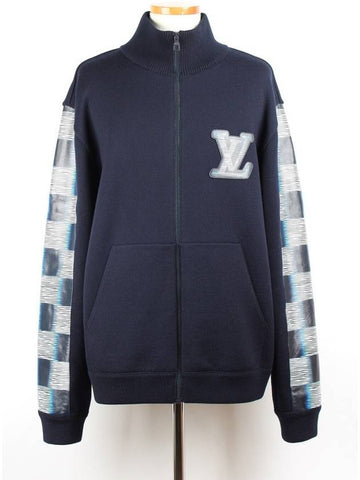 WOOL END LEATHER TRACK TOP XL - LOUIS VUITTON - BALAAN 1