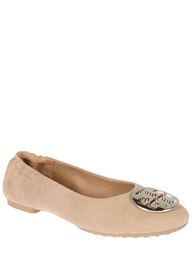 Women's Claire Suede Ballerina Pink - TORY BURCH - BALAAN 4