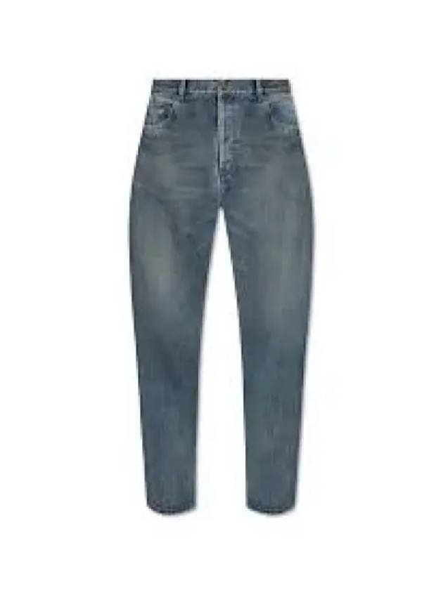 Denim Straight Pants 747651Y13KB 5272 LIGHT BLUE - SAINT LAURENT - BALAAN 2