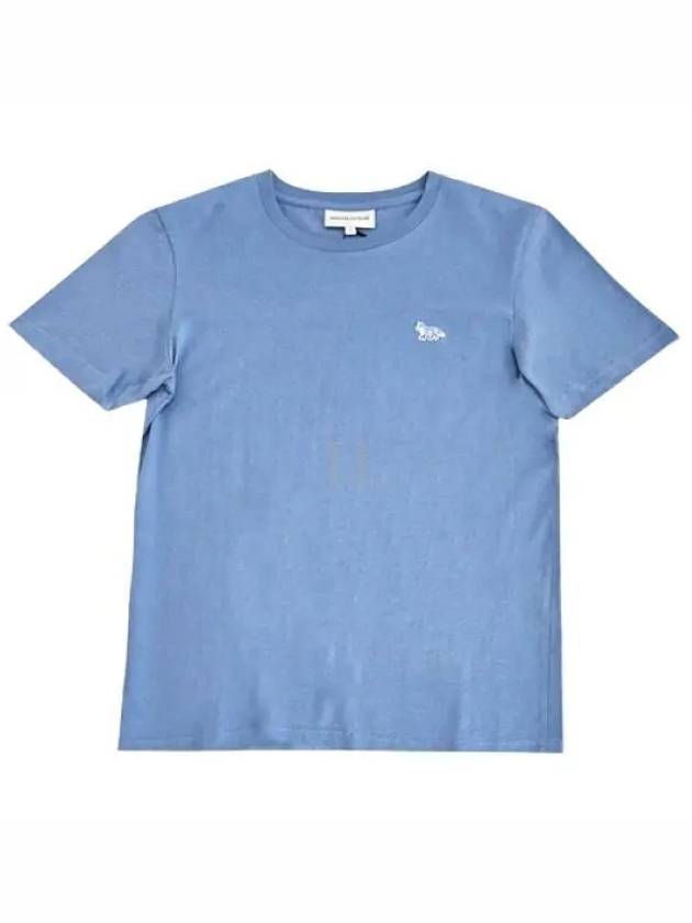 Baby Fox Patch Regular Short Sleeve T-Shirt Hampton Blue - MAISON KITSUNE - BALAAN 2