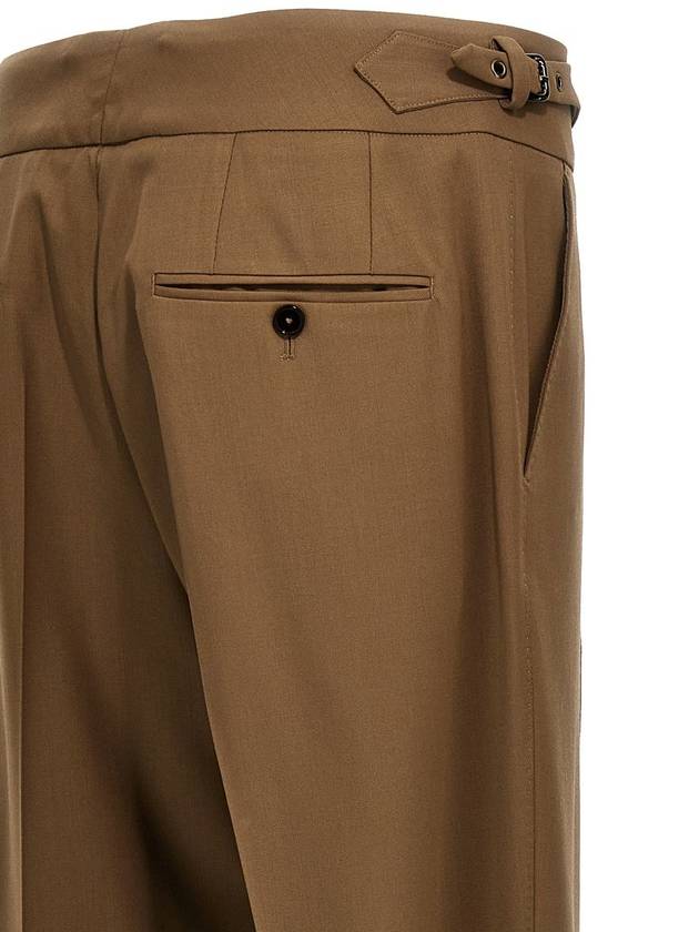 Straight Pants GP07DT FUBGC M0172 NEUTRALS - DOLCE&GABBANA - BALAAN 5