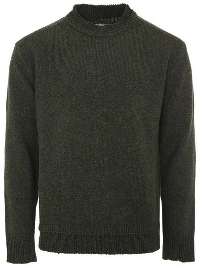 Back Stitch Elbow Patch Knit Top Charcoal - MAISON MARGIELA - BALAAN 2