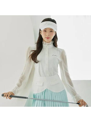 Women s Golf Wear See through Blouse White - J JANE - BALAAN 1