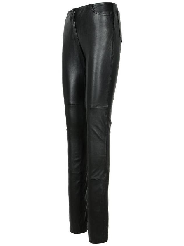 Gcds Black Leather Pants - GCDS - BALAAN 2