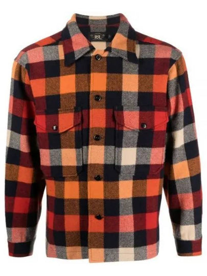 Check Wool Flannel Long Sleeves Shirt - POLO RALPH LAUREN - BALAAN 2