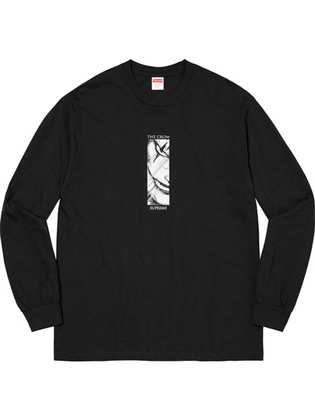 The Crow Long Sleeve Tee Black THE CROW L S TEE - SUPREME - BALAAN 1