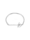 Heart T Bar Snake Chain Bracelet Silver - PANDORA - BALAAN 2