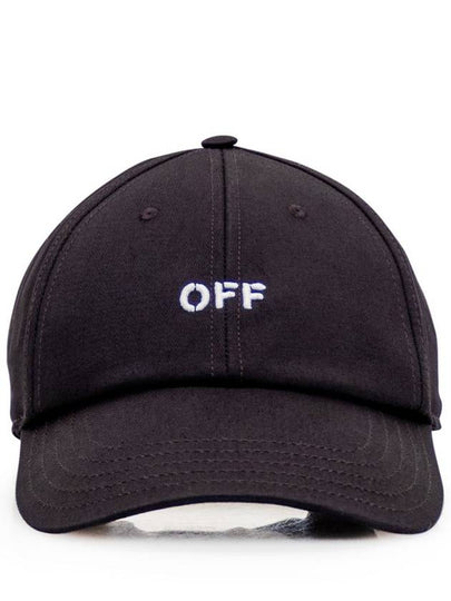 Embroidered Logo Ball Cap Black - OFF WHITE - BALAAN 2