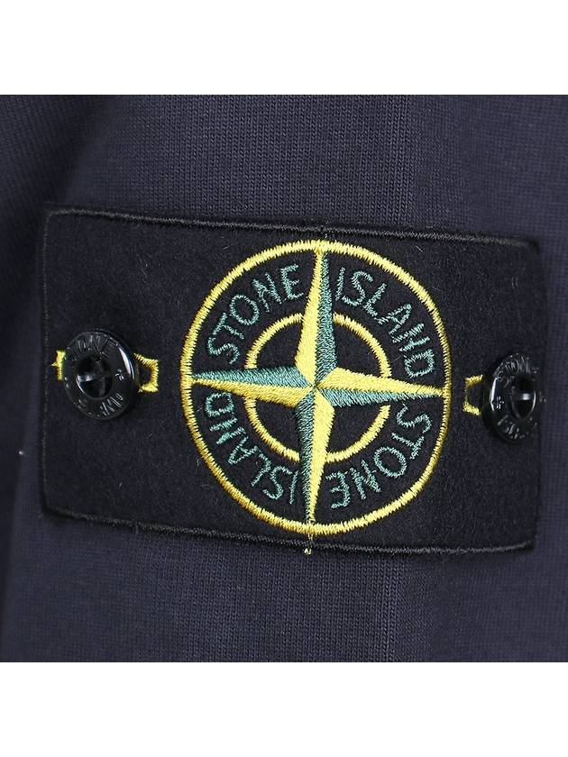 Crewneck Heavy Cotton Jersey Sweatshirt Navy - STONE ISLAND - BALAAN 6