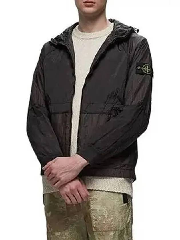 Nylon Metal Windbreake Charcoal - STONE ISLAND - BALAAN 3