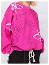 Graphic Print Sweatshirt Pink - ISABEL MARANT - BALAAN 4