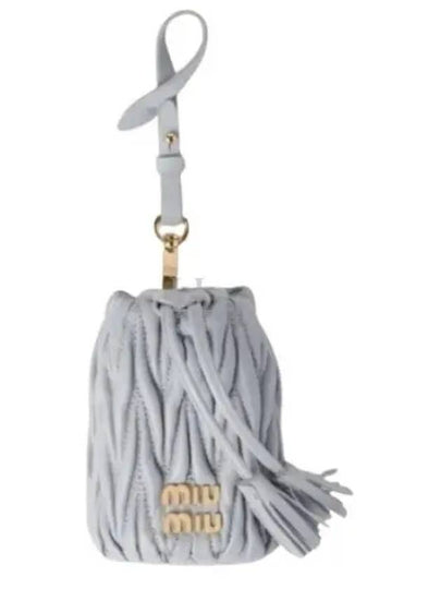 Matelasse Mini Bag Grey - MIU MIU - BALAAN 2