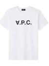 Men's VPC Logo Short Sleeve T-Shirt White - A.P.C. - BALAAN 3