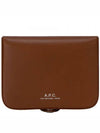 Josh Leather Coin Wallet Hazelnut - A.P.C. - BALAAN 2