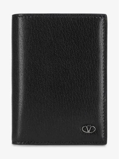 Garavani Men s Wallet 5Y0P0713LWK Z5E METALLIC LOGO ON THE FRONT - VALENTINO - BALAAN 2