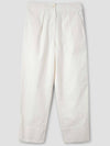 MHL Cinch Back Straight Pants Off White - MARGARET HOWELL - BALAAN 2