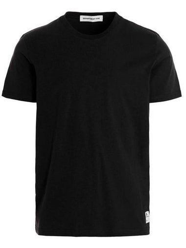 Short Sleeve T Shirt UT5062JF0015 999 Black - DEPARTMENT 5 - BALAAN 1