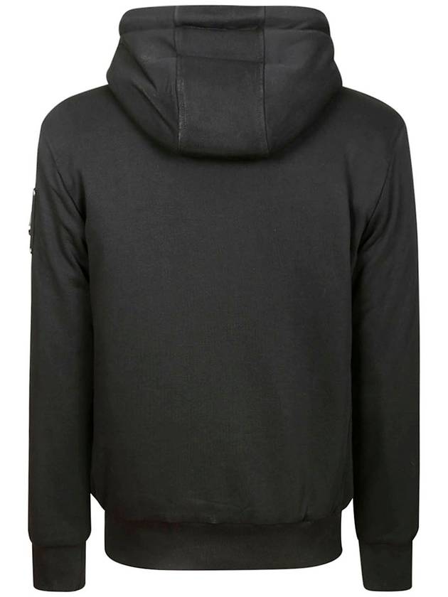 Classic Bunny 2 Zip Up Hoodie Black Lining Black - MOOSE KNUCKLES - BALAAN 3