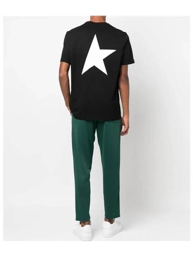 Star Collection Logo Short Sleeve T-Shirt Black - GOLDEN GOOSE - BALAAN 7