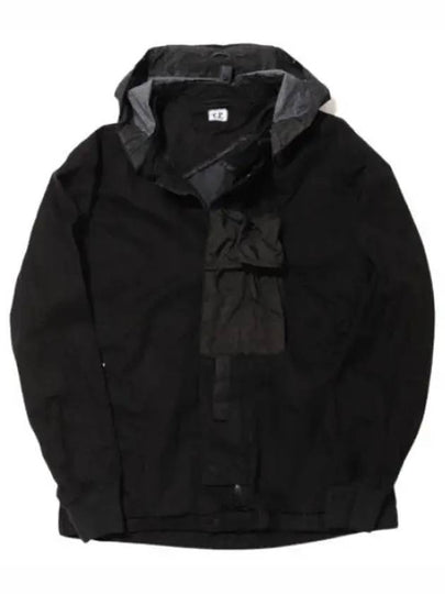 Men's Detachable Goggle Hooded Jacket Black - CP COMPANY - BALAAN 2