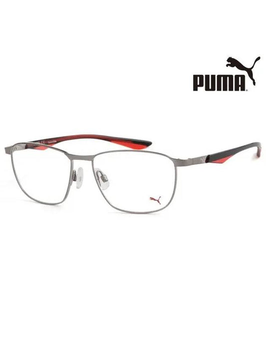 Glasses Frame PU0066O 002 Square Metal Men Women Glasses - PUMA - BALAAN 1