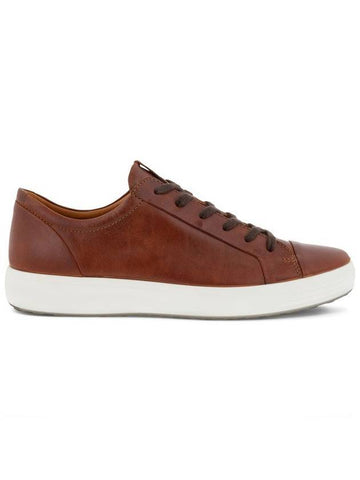 Soft 7 M Low Top Sneakers Brown - ECCO - BALAAN 1