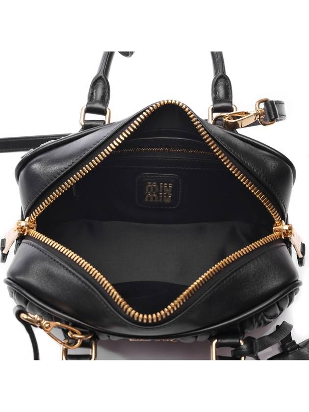 Arcadie Matelasse Nappa Leather Tote Bag Black - MIU MIU - BALAAN 7