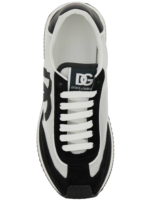 DG Logo Cushion Low Top Sneakers White Black - DOLCE&GABBANA - BALAAN 5