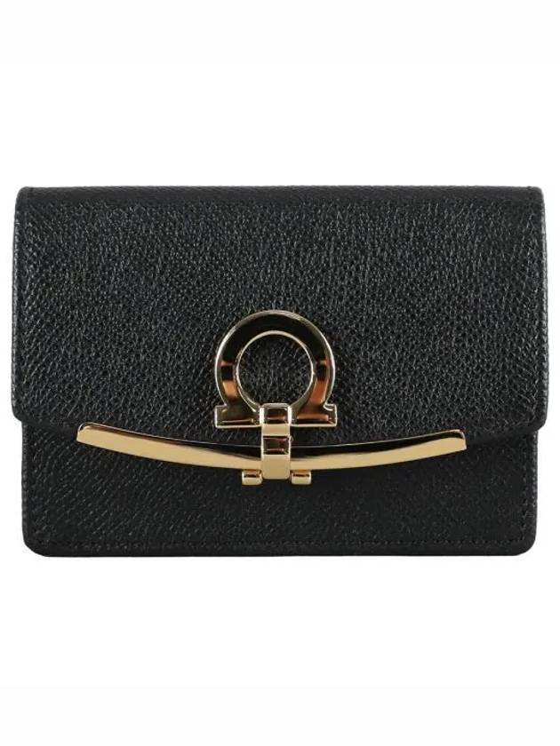 Ferragamo Gancini card wallet 0683350 271593 1146993 - SALVATORE FERRAGAMO - BALAAN 1