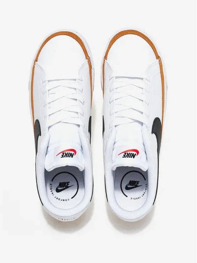 Court Legacy Next Nature Low Top Sneakers White Desert Ochre - NIKE - BALAAN 3