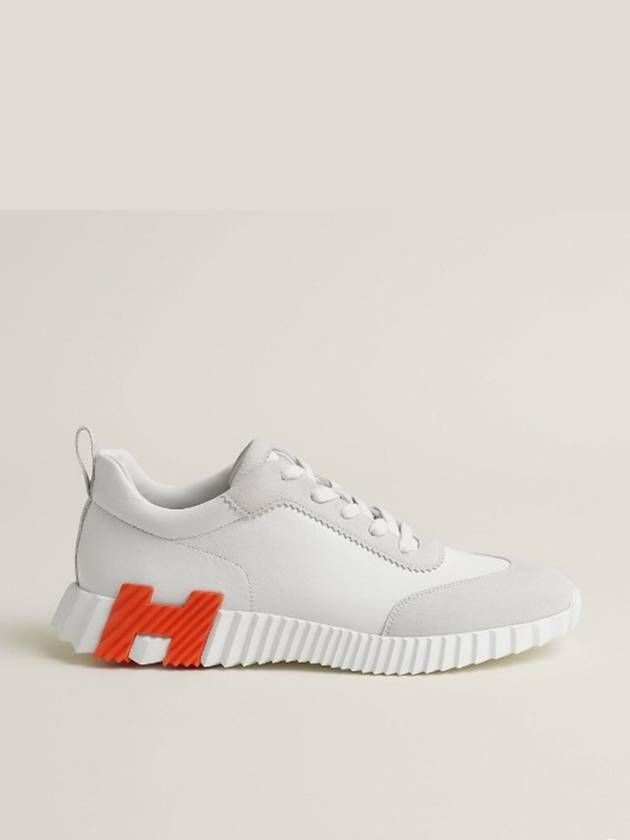 Bouncing Low Top Sneakers Blanc - HERMES - BALAAN 4